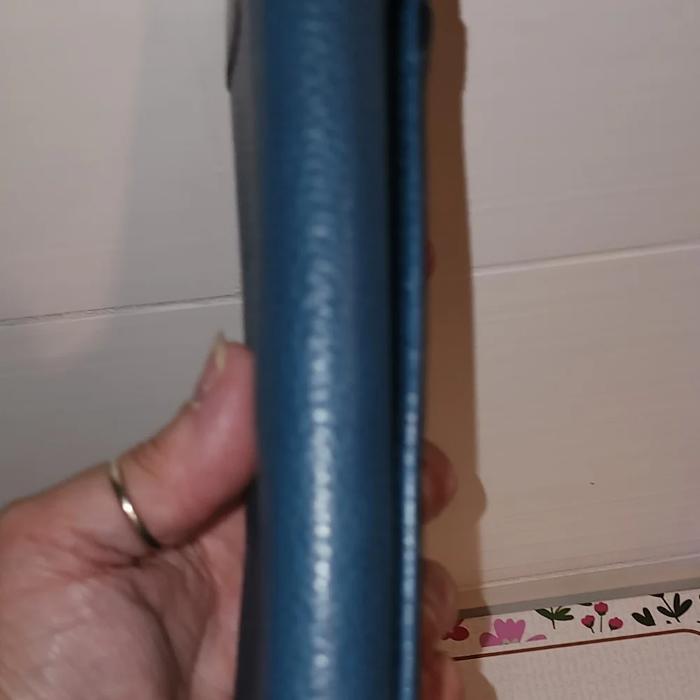 Chloe *Vintage* Turquoise Long Wallet - Picture 5 of 8